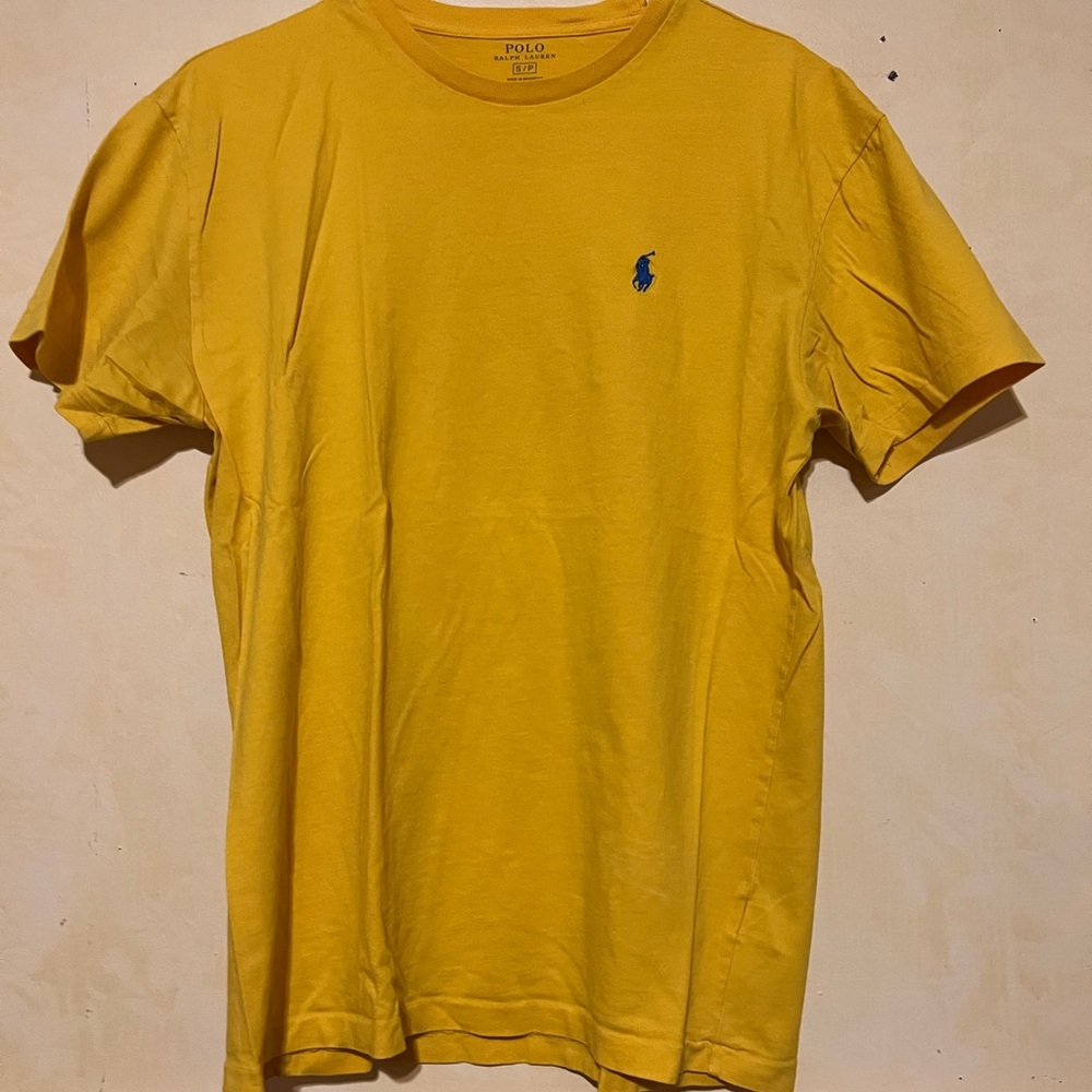 Mens Polo Ralph T Shirt (Yellow)